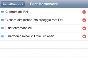Past and Current Homework